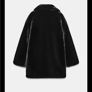 Zara Black Teddy Jacket